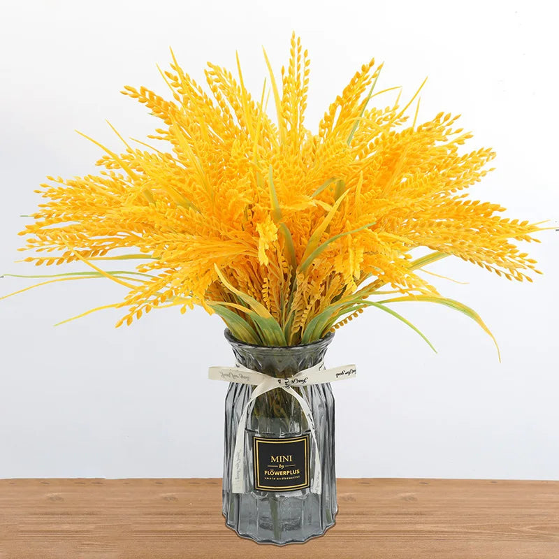 16in Artificial Wheat Decor