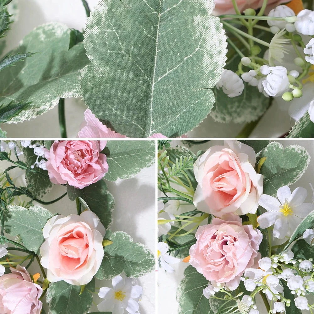 Pastel Floral Garland Arrangement