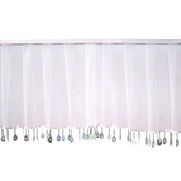 10Meter Long White Roof Drapery Panels Sheer Tutu Fabric Voile Ceiling