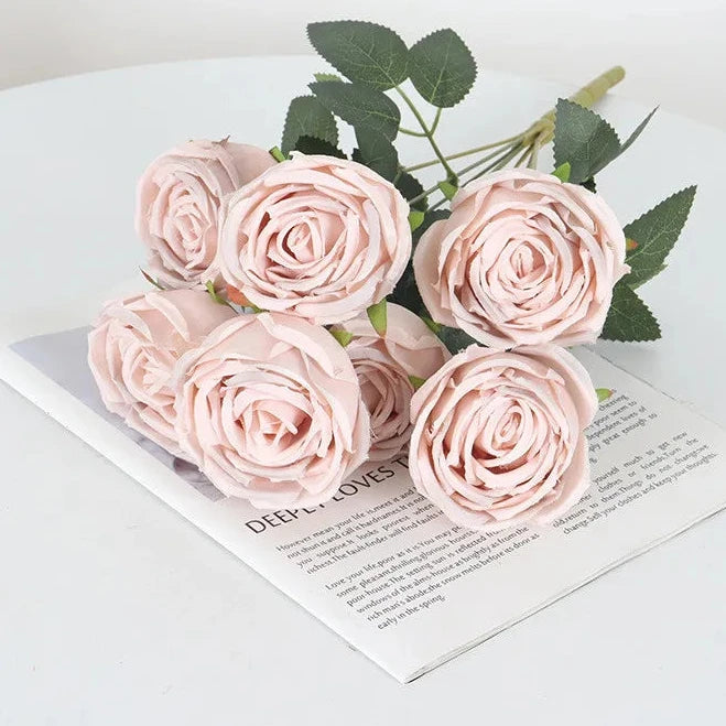 Real Touch Pastel Silk Flowers