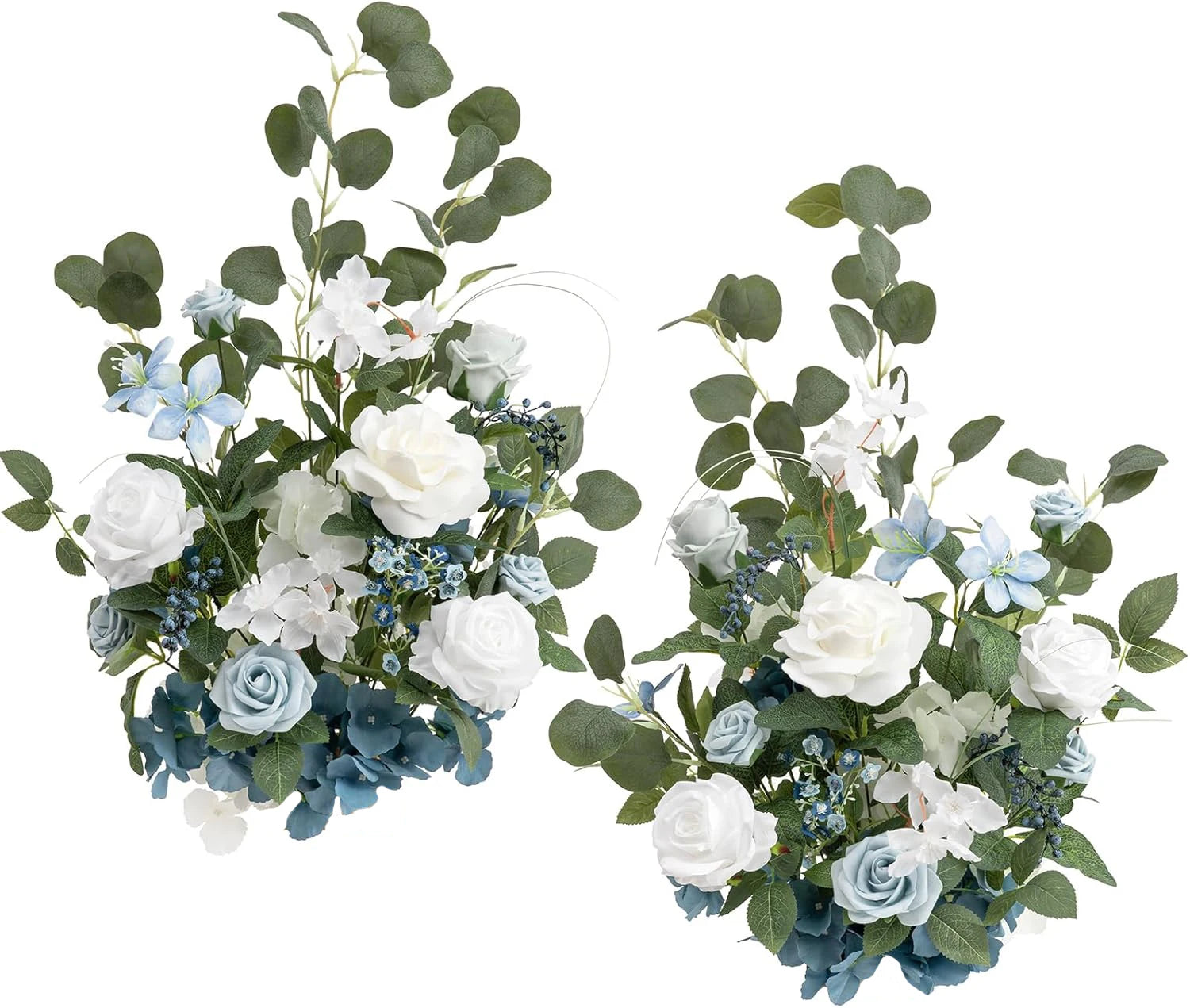 Premium White Green Floral Centerpiece Wedding Decor