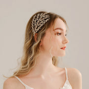 Silver Crystal Bridal Crown