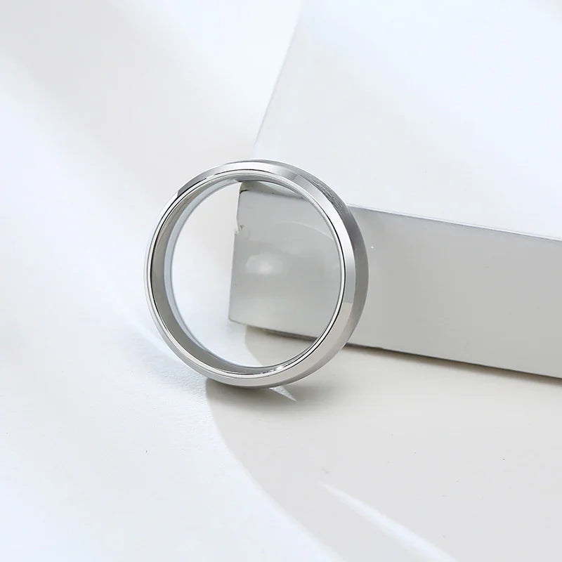 Personalized Stainless Steel Engraved Men’s Ring Band