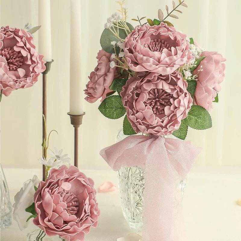 Dusty Rose Peony Flower Box