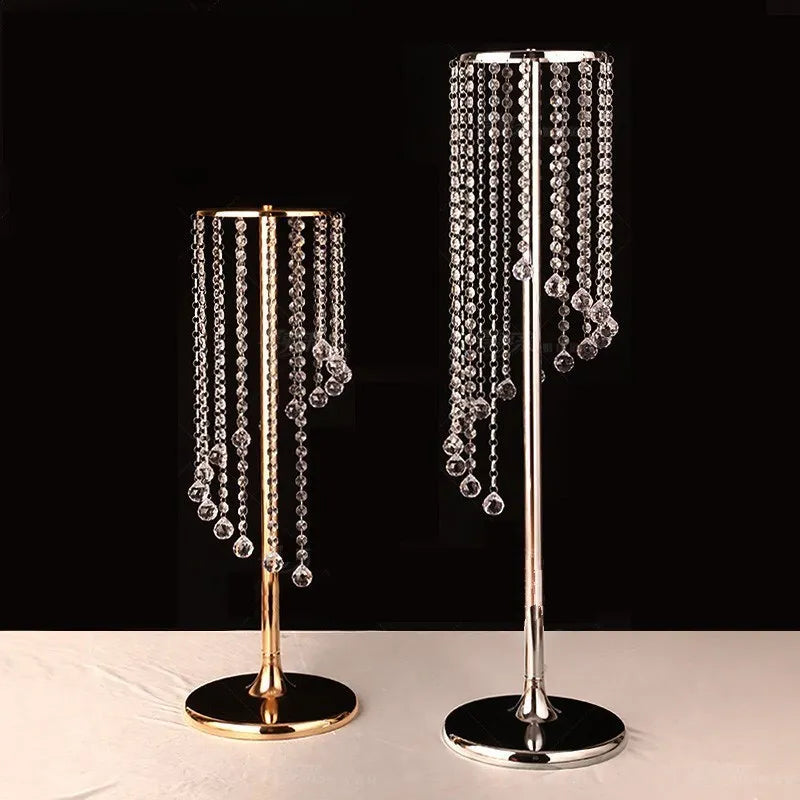 Twist Design Flower Stand Elegant Event Decor