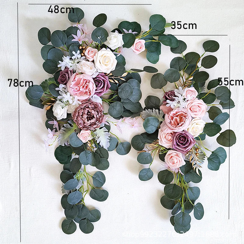 Arch Flower Swag Wedding Decoration Rose Floral
