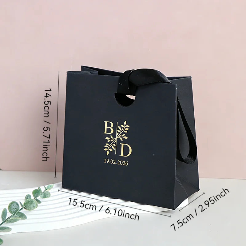 Customizable Wedding Favor Small Gift Bags