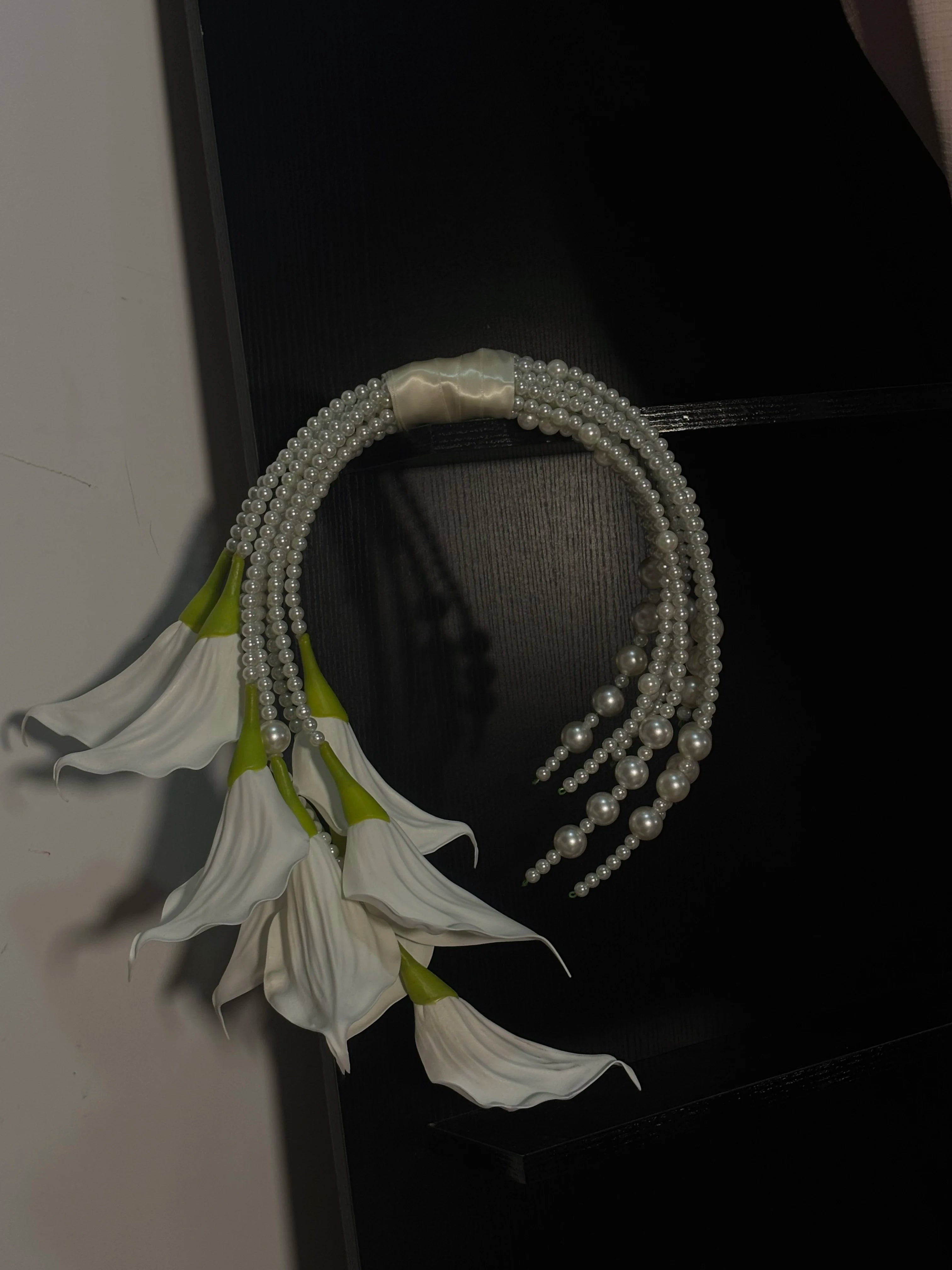 Pearl Hoop Calla Lily Bouquet