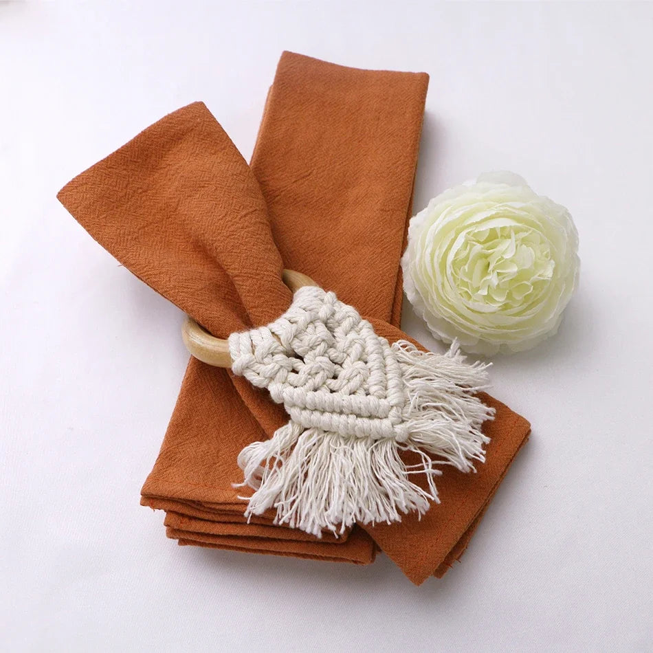 Elegant Cotton Table Napkins for Dining Setup