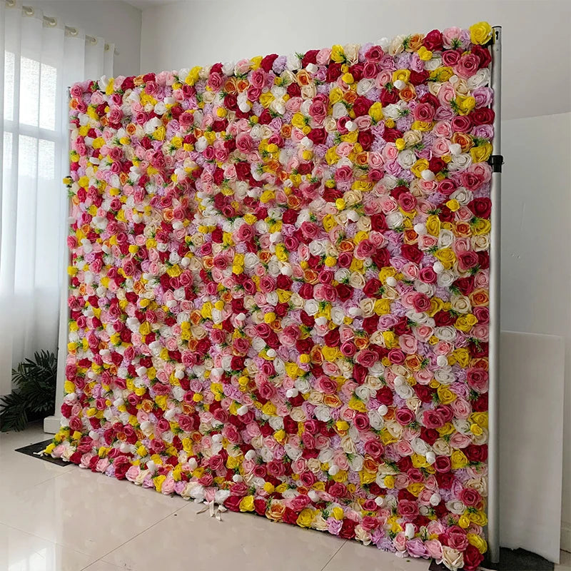 Luxury Rose Floral Wall Backdrop Event Decor