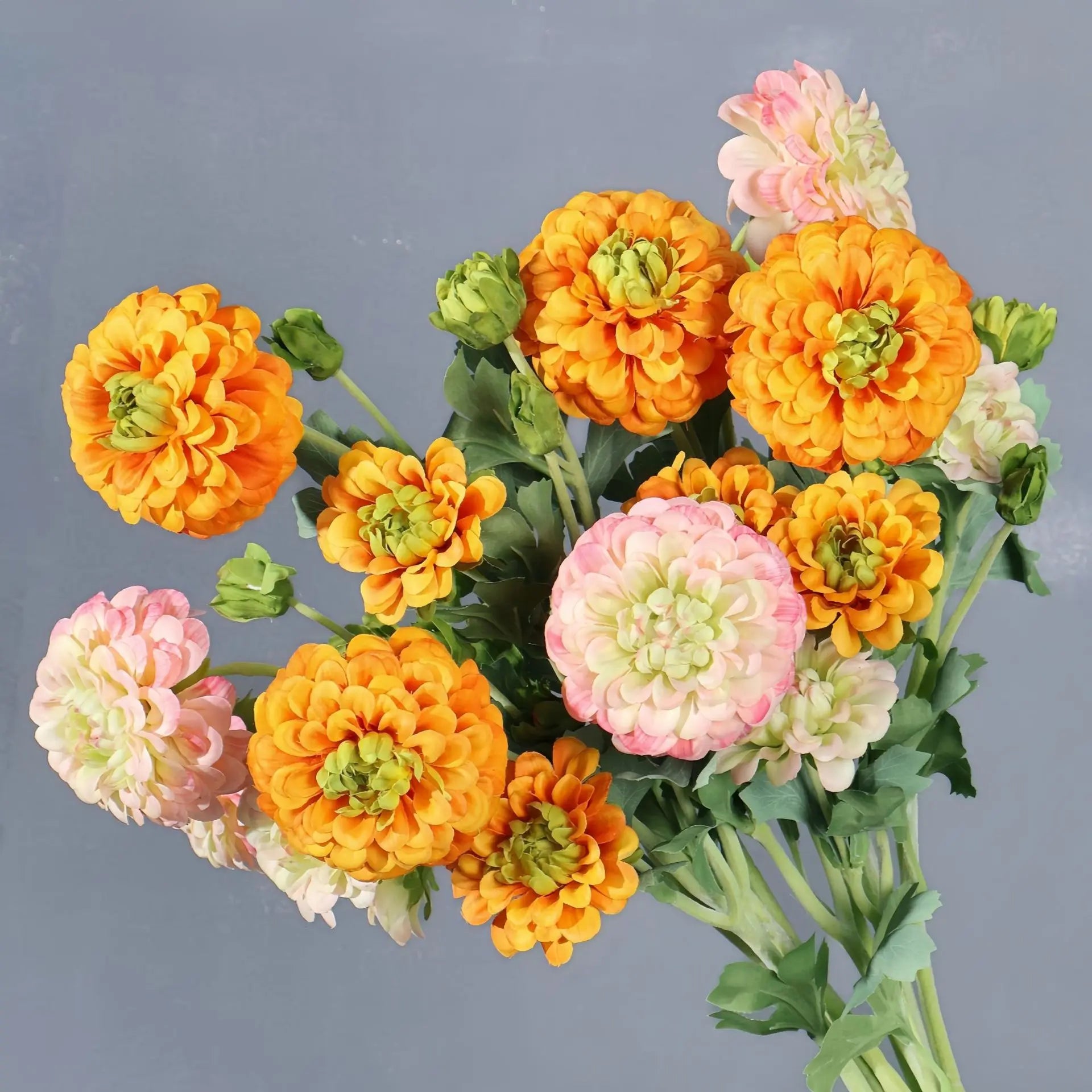 20.9in Artificial Dahlia Flower Stem