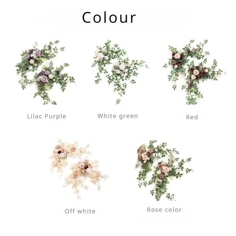 Elegant Rose Flower Decor Wedding Table Accent