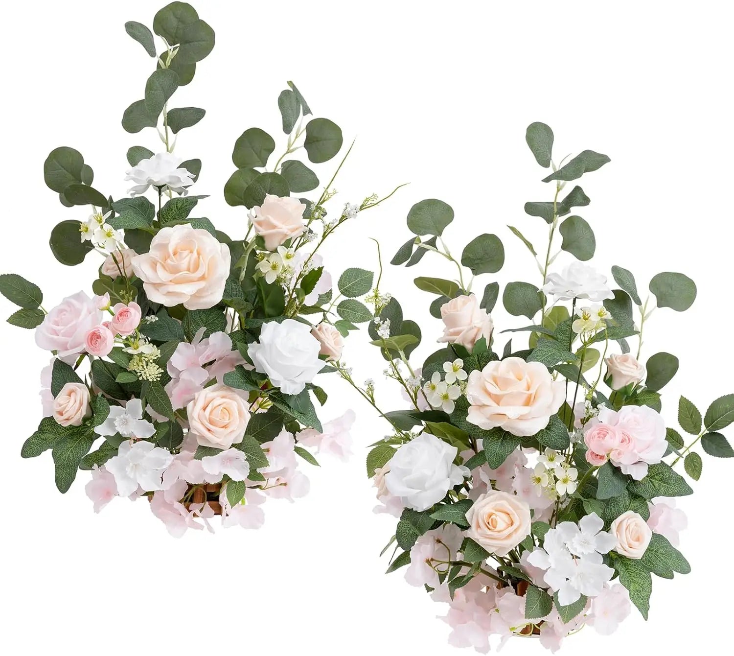 Premium White Green Floral Centerpiece Wedding Decor