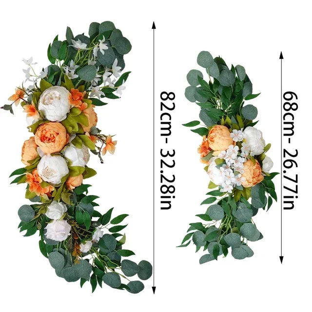Premium Peony Floral Door Lintel Wedding Decor