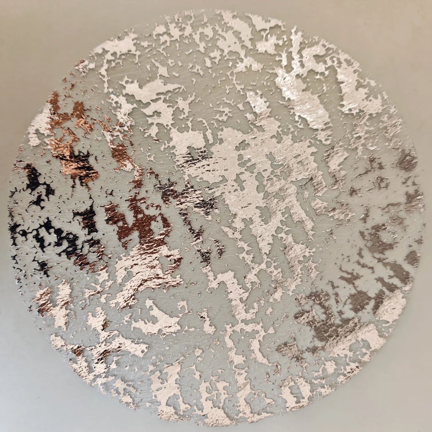 Luxury Gold Silver Foil Placemats Dining Table