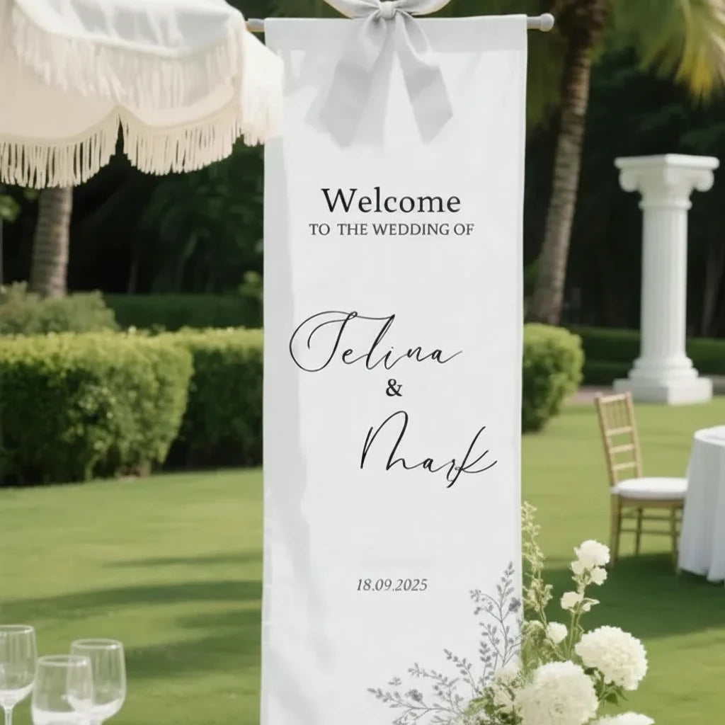 Personalized Wedding Banner
