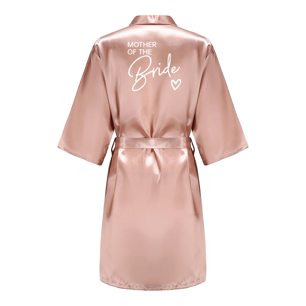 Kimono Satin Robes for the Wedding Party