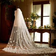 Cathedral 3D Floral Bridal Veil