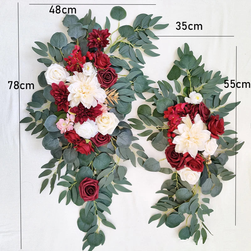 Arch Flower Swag Wedding Decoration Rose Floral