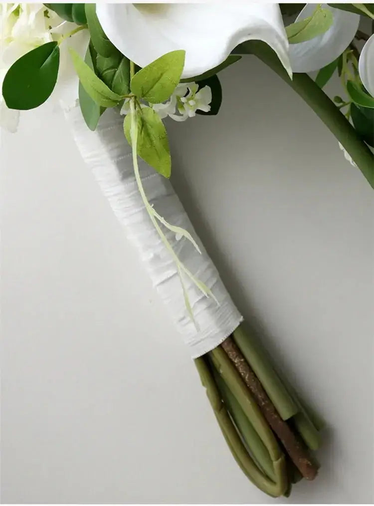 White Calla Lily Bridal Bouquet