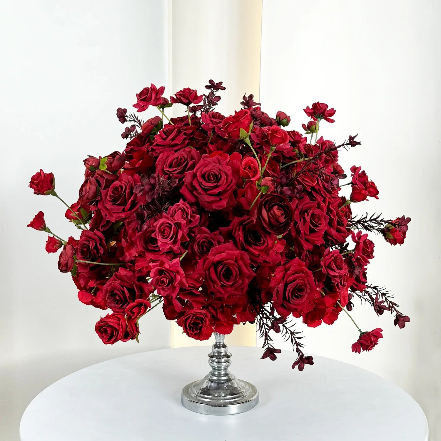 Luxury White Flower Ball Wedding Decoration Piece