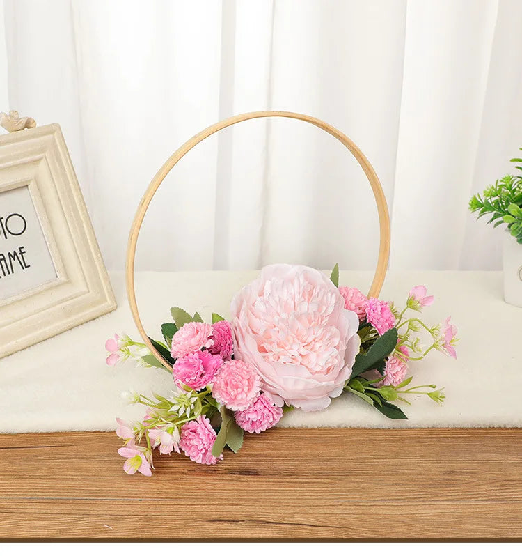 Bridesmaid Flower Wreath Bouquet