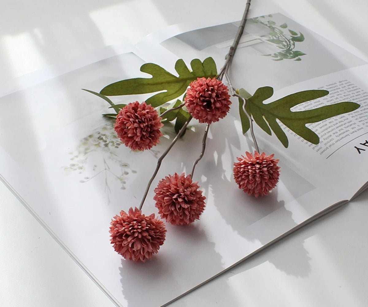 Autumn Dandelion Decorative Flower Stem