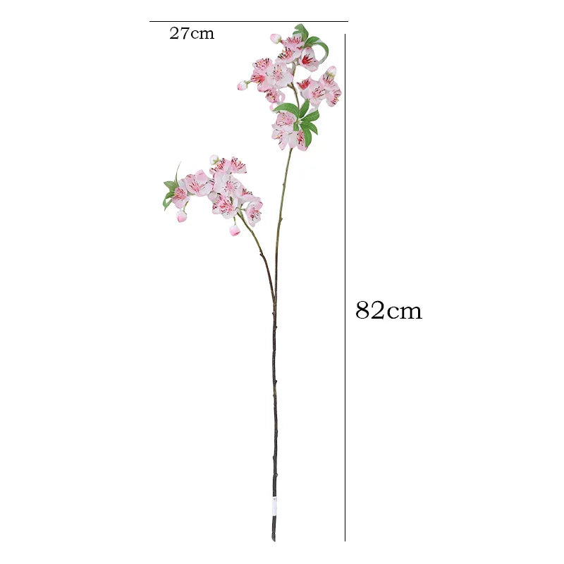 32in Artificial Peach Blossom Branch