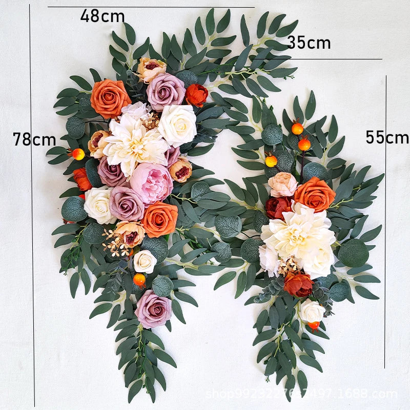 Arch Flower Swag Wedding Decoration Rose Floral