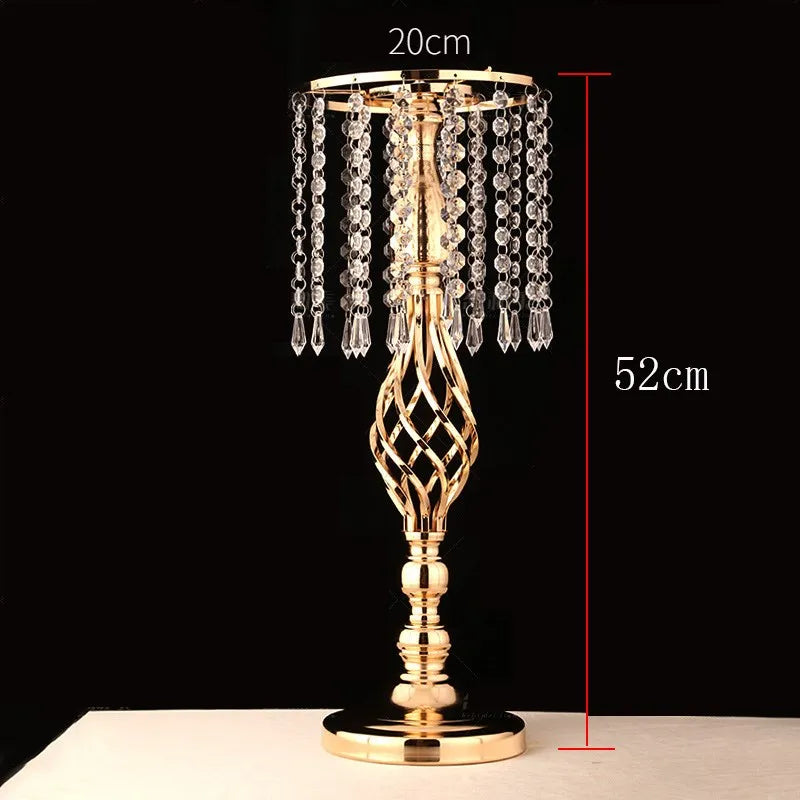 Twist Design Flower Stand Elegant Event Decor
