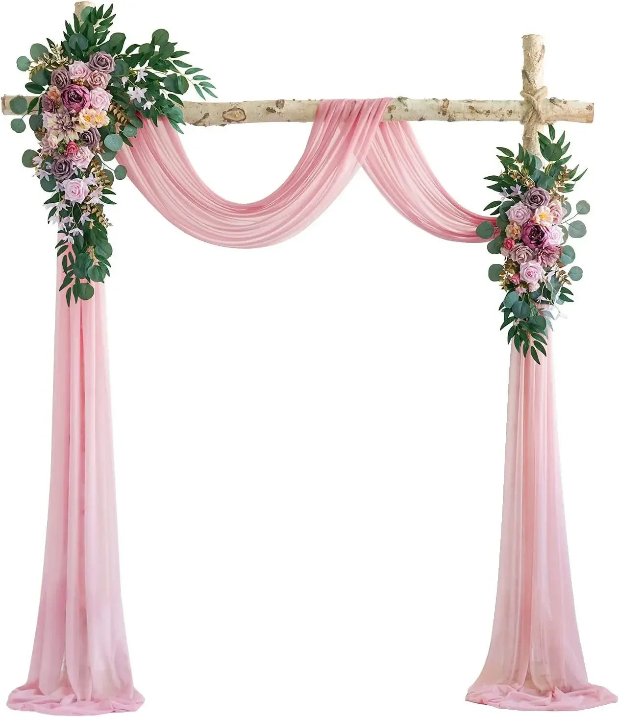 Sheer Chiffon Wedding Arch Draping Backdrop Fabric