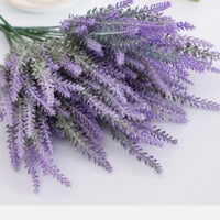 [1 bouquet] Lavender (Lavandula) Artificial Flowers - 5 Branches - Wed