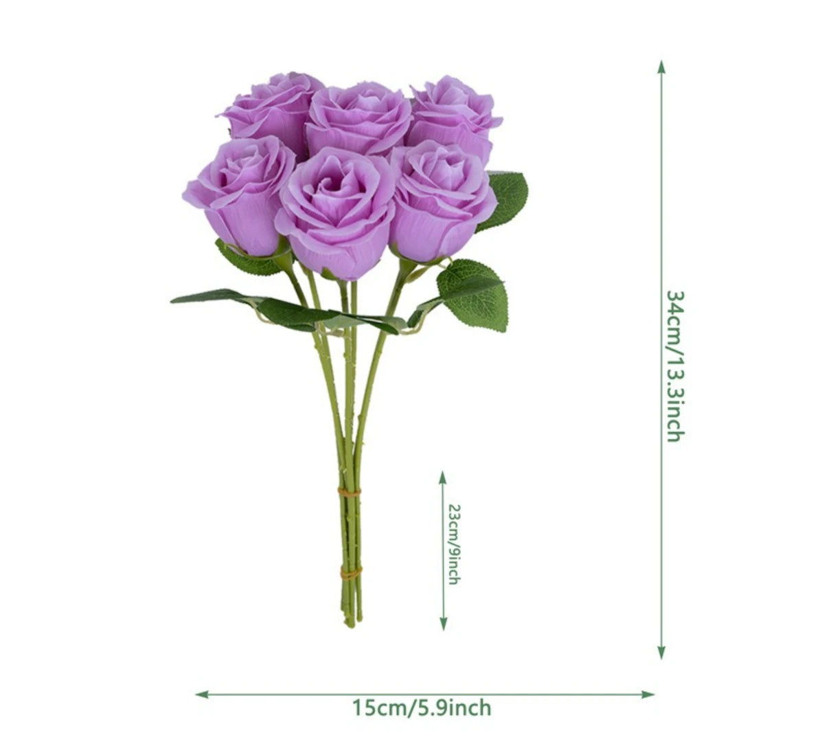13in Artificial Rose Bouquet