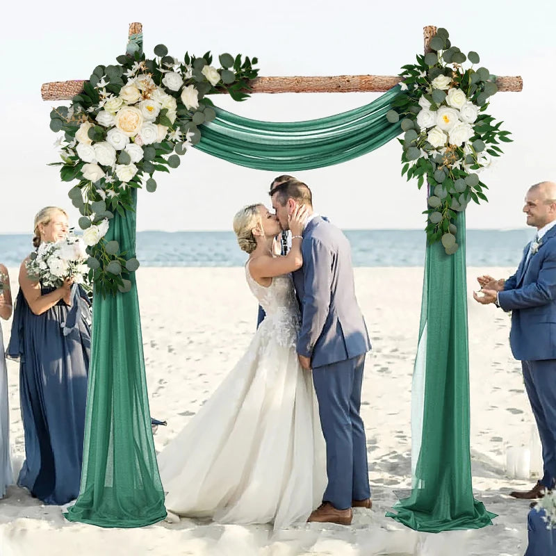 Premium Wedding Arch Flower Swag Decoration Set