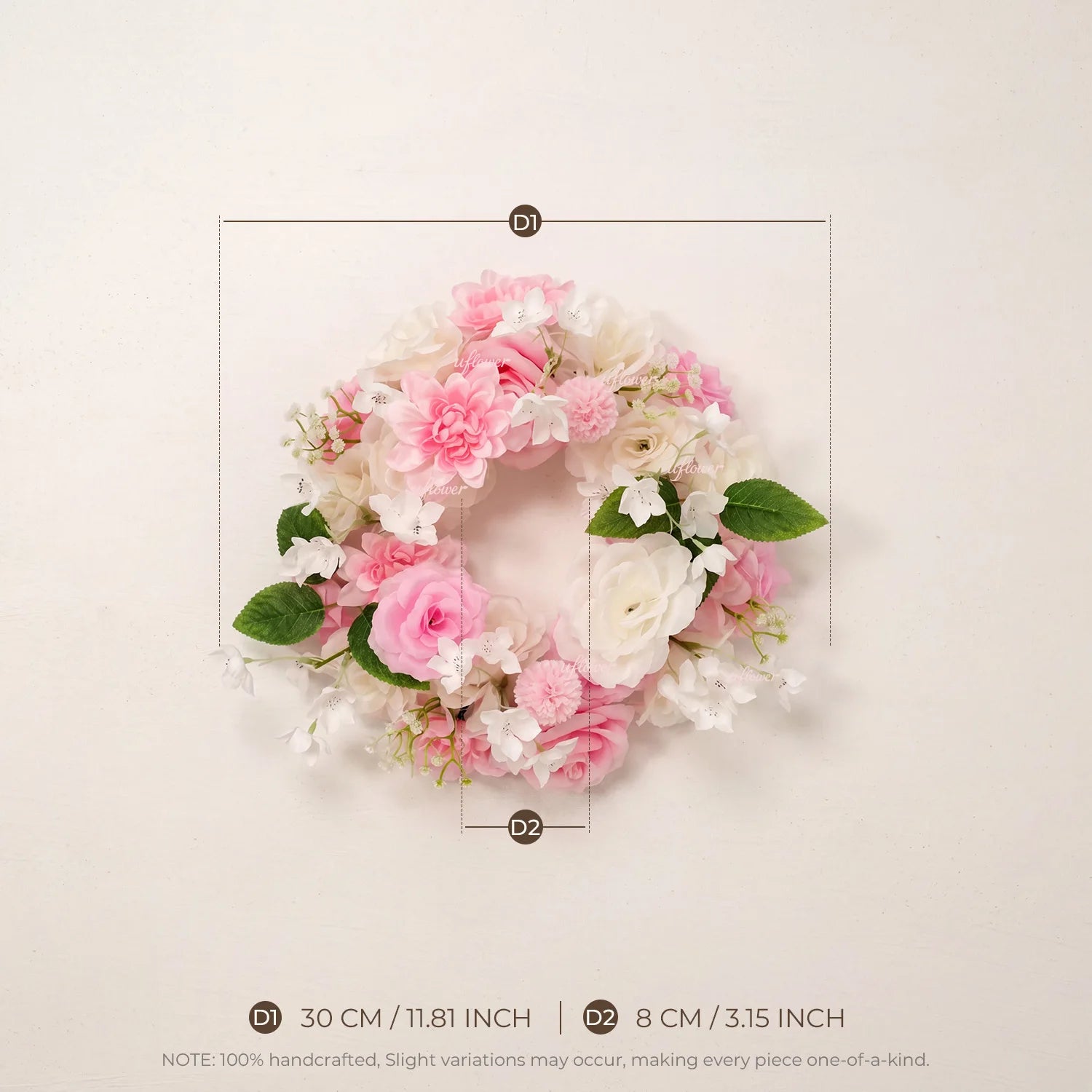 Romantic Pink and White Floral Centerpiece