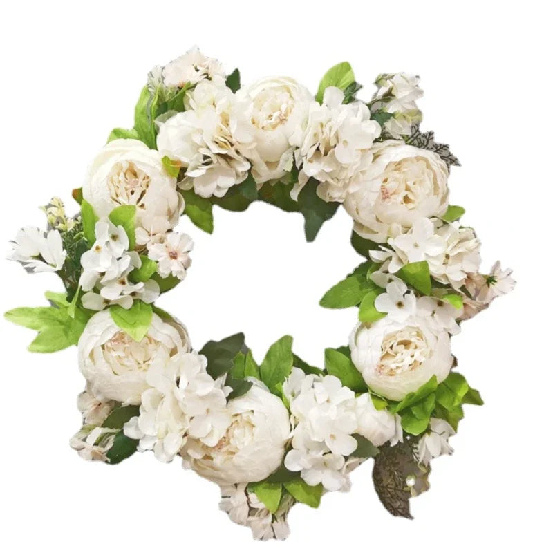 Peony Floral Door Wreath