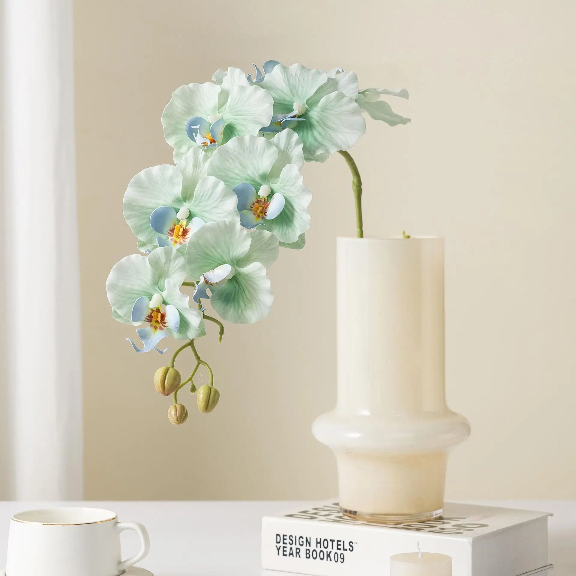 38in Artificial Phalaenopsis Orchid