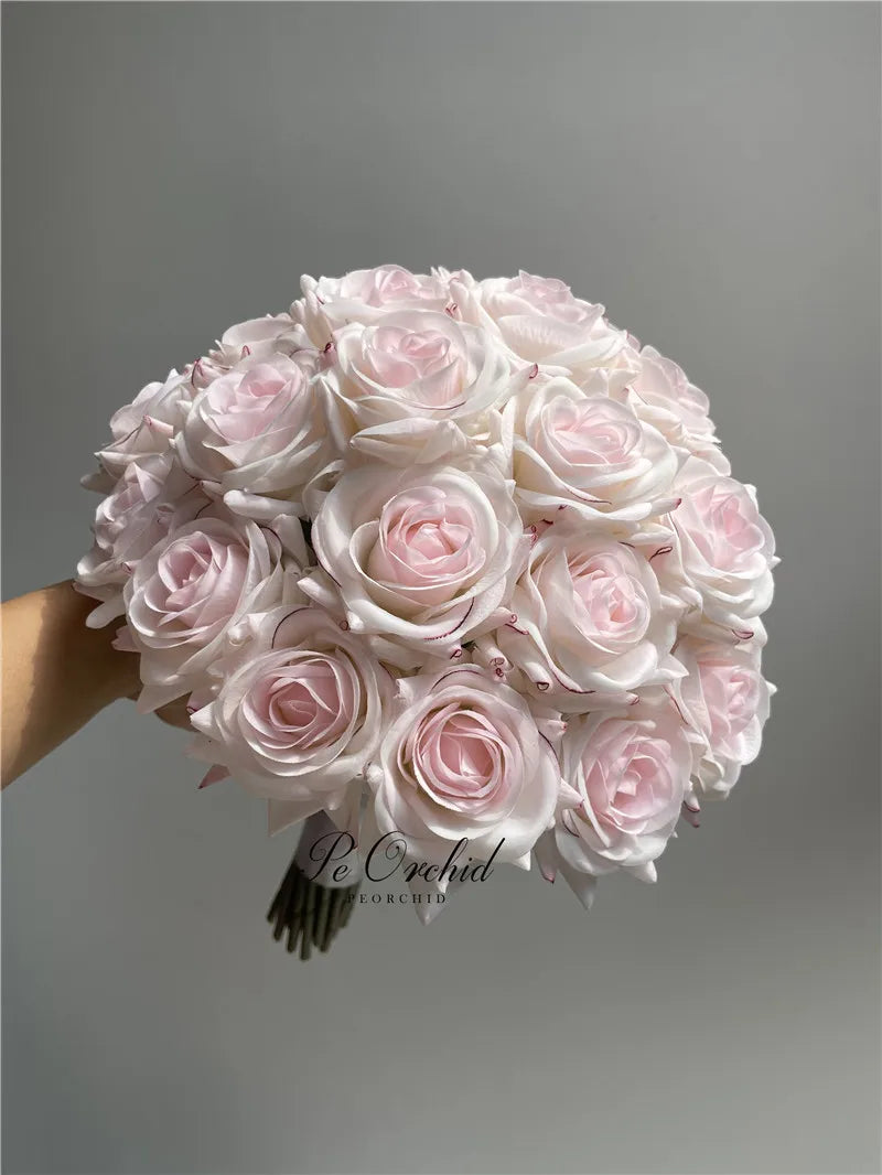 Pink Rose Bridal Bouquet