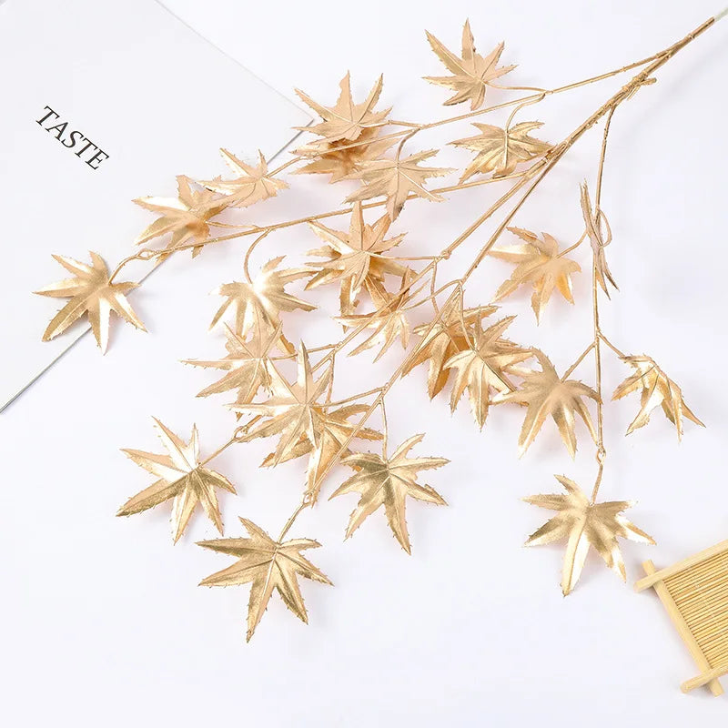 Golden Leaf Wedding Decor Branch