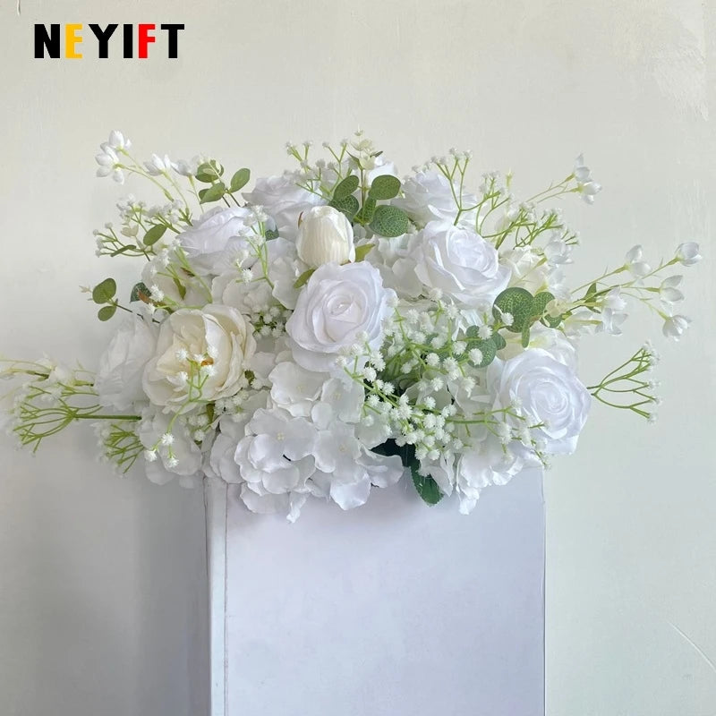 Peony Velvet Rose Floor Floral Arrangement Decor