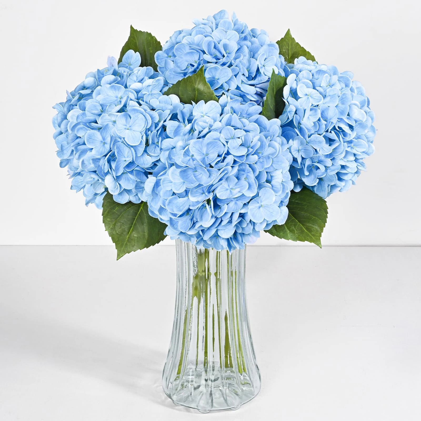 Blue Real Touch Hydrangea Flowers