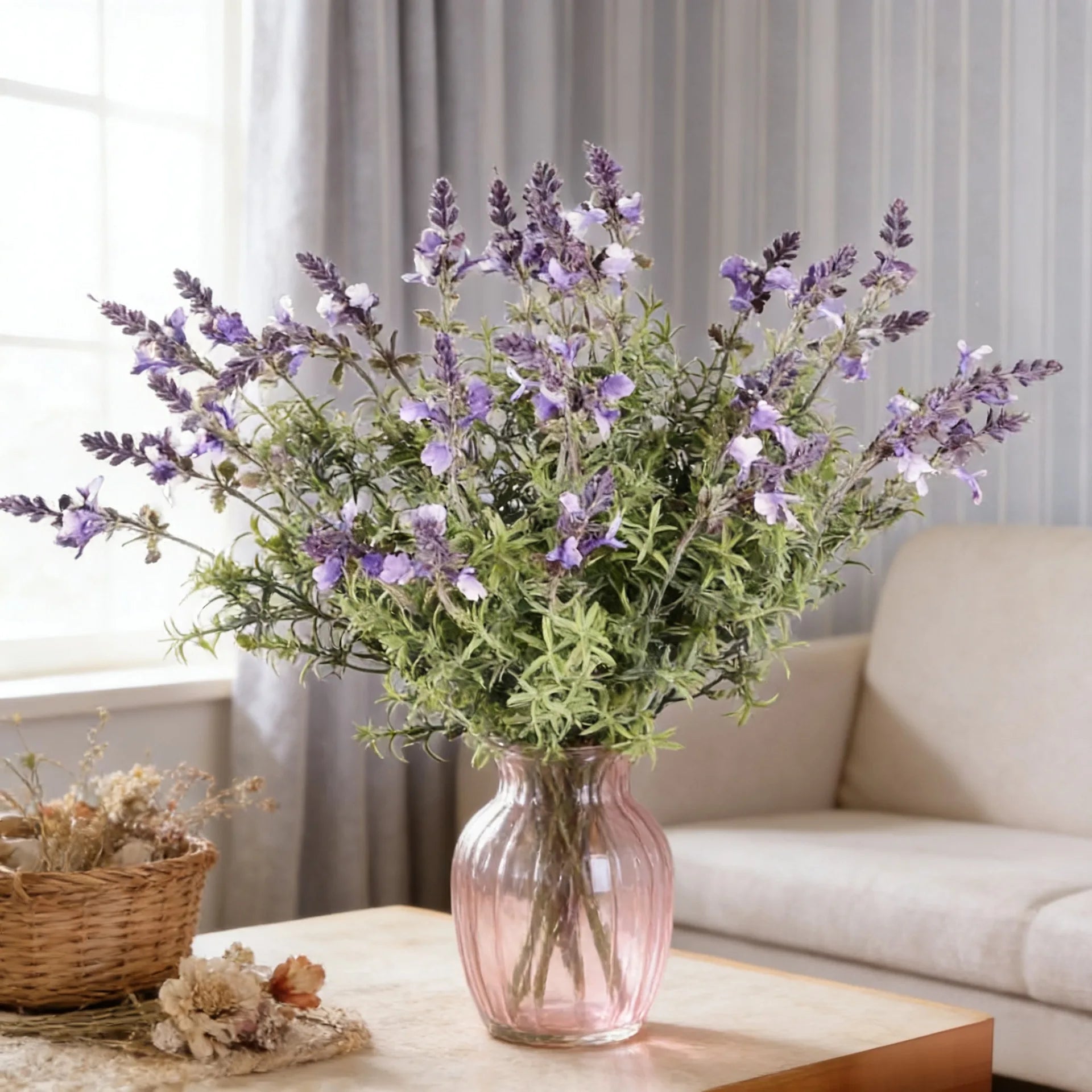 20.9in Artificial Dahlia Flower Stem