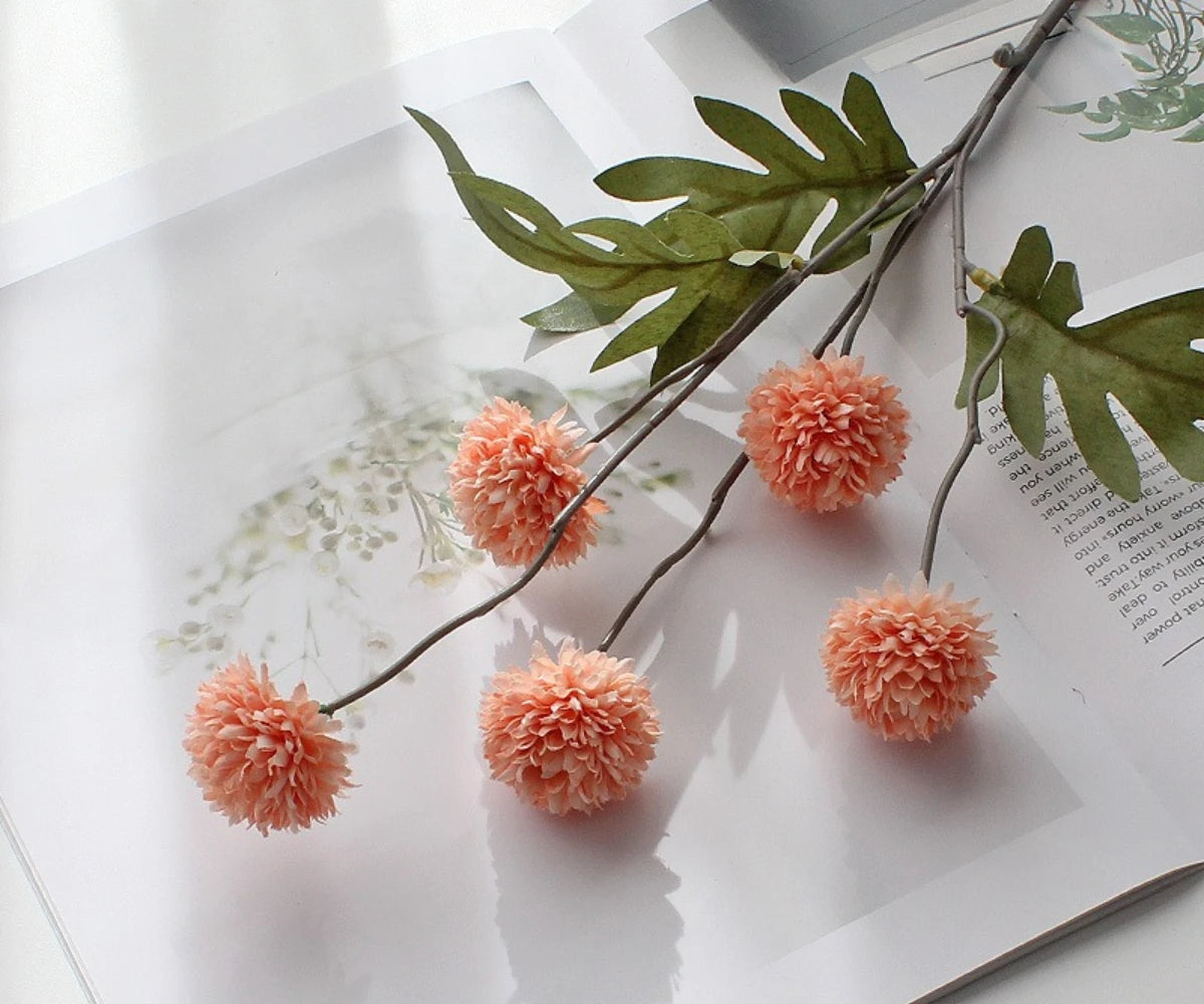 Autumn Dandelion Decorative Flower Stem