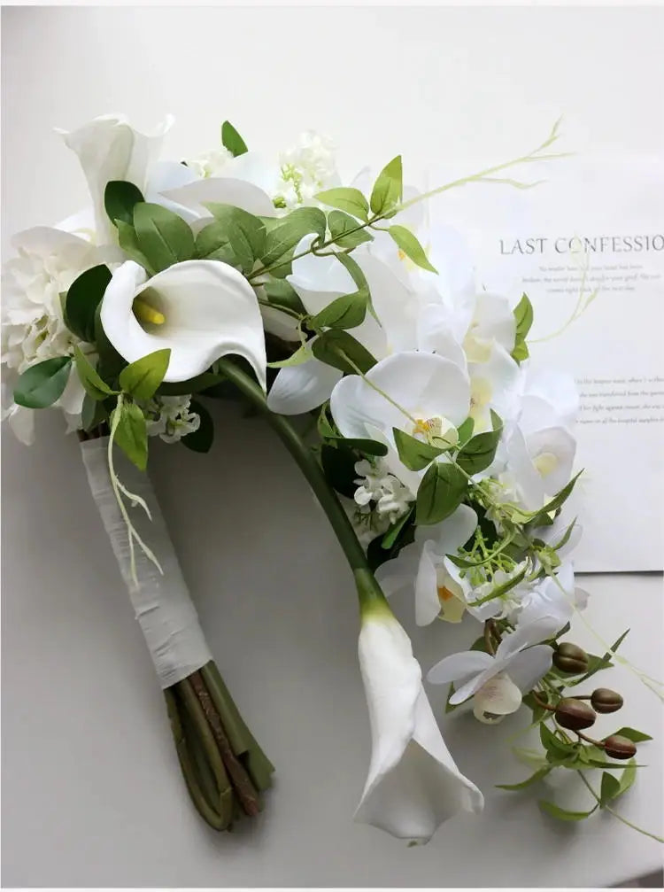 White Calla Lily Bridal Bouquet