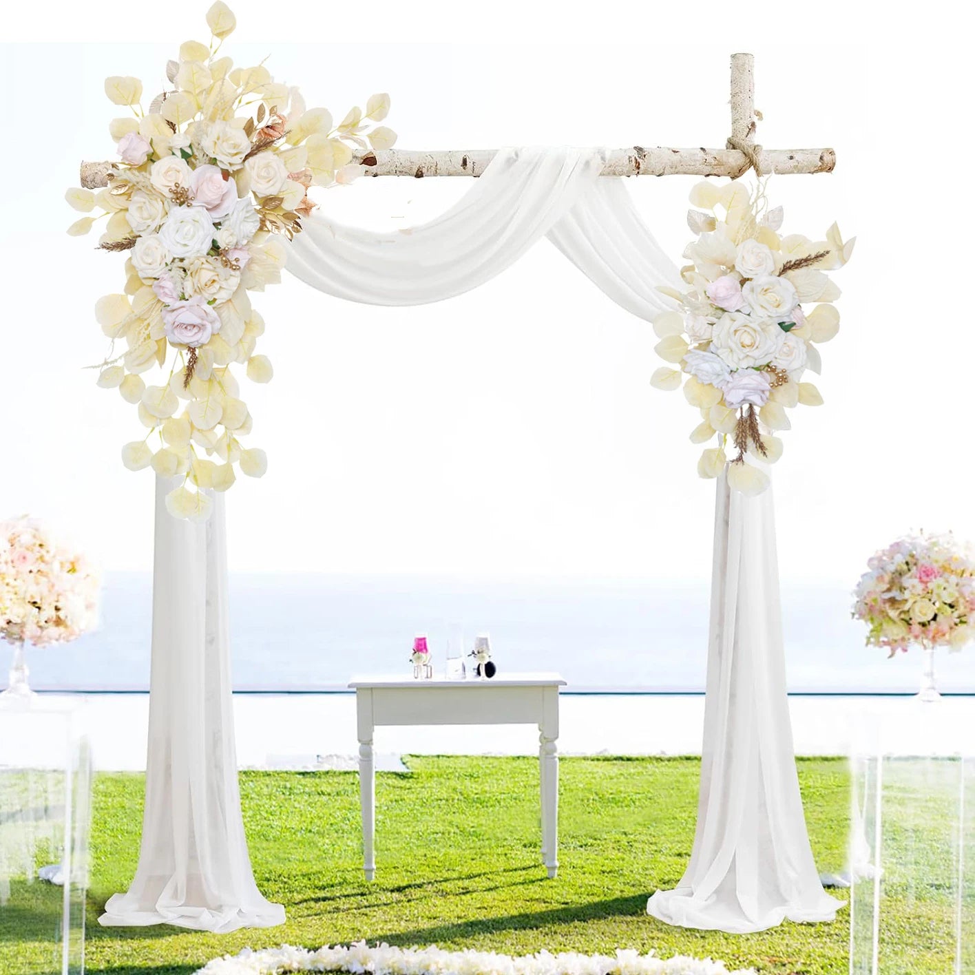 Arch Flower Swag Wedding Decoration Rose Floral