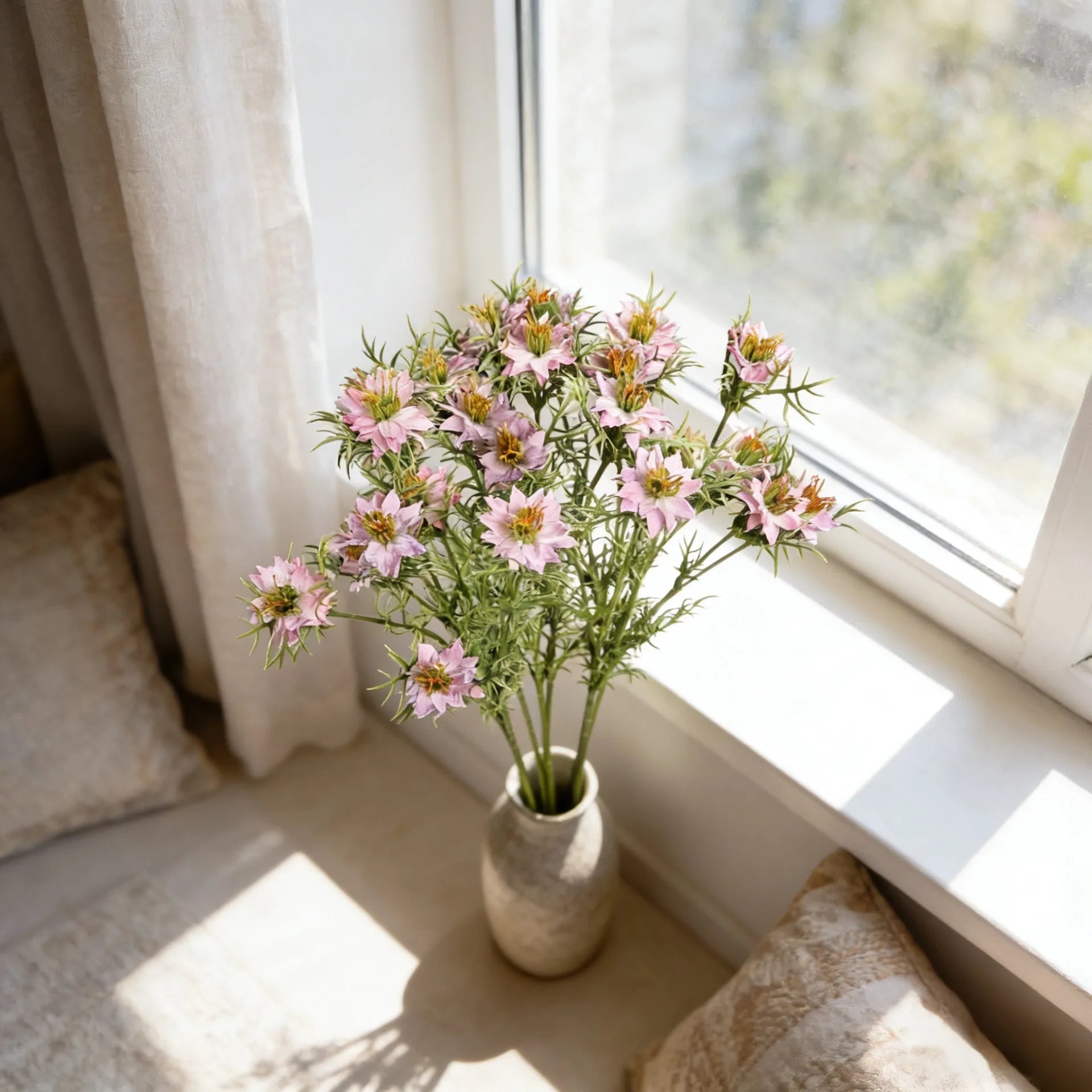 Nigella Daisy Wildflower Spray Stem