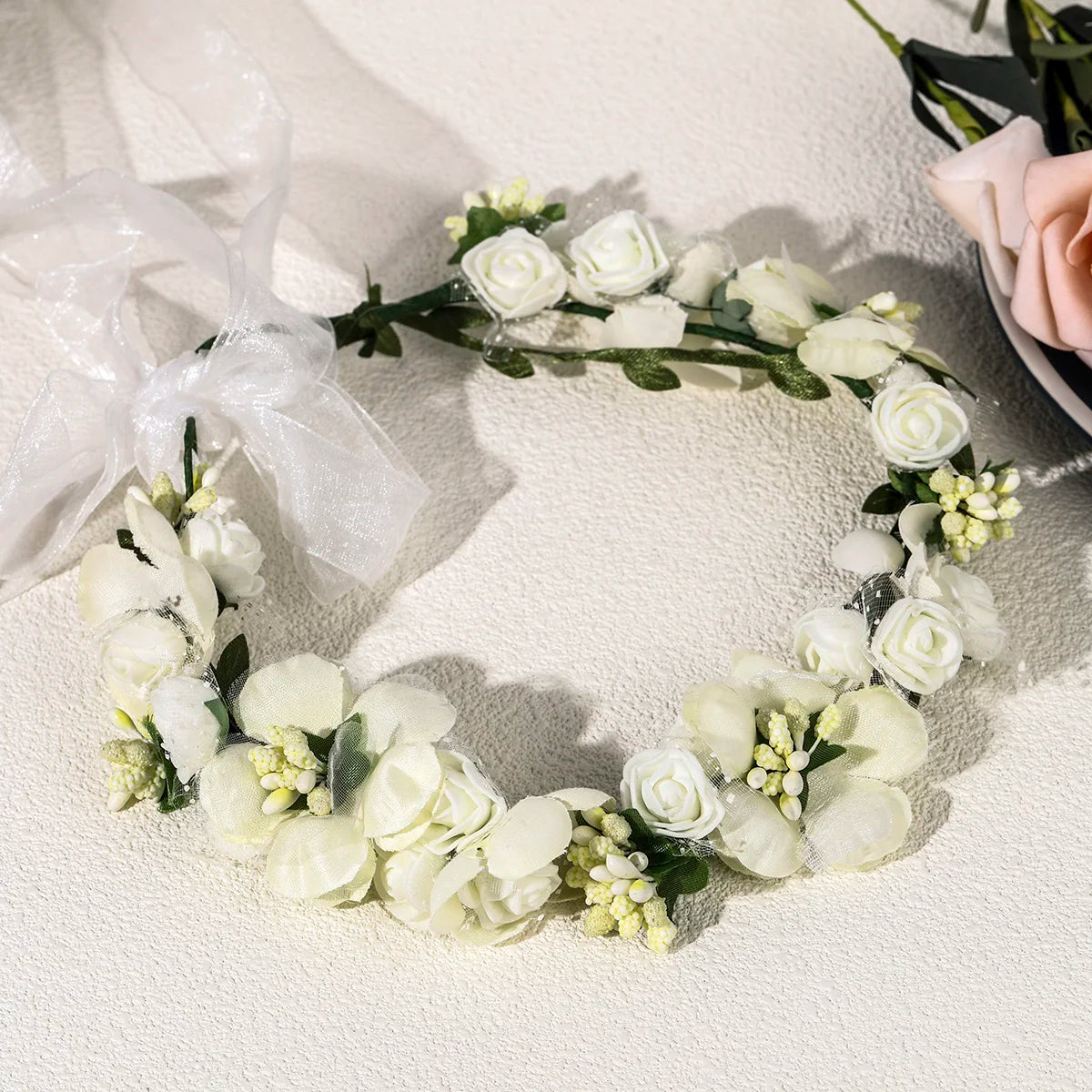 Boho Bridal Floral Hair Crown