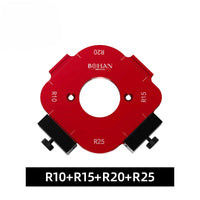 Trimming Machine Cutting Fillet Template R-angle Arc Template for Woodworking Electric Router Slotting Wardrobe Woodboard Tools