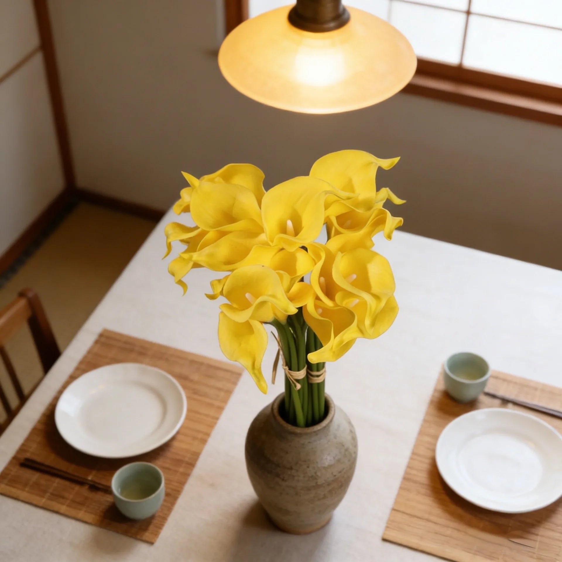 Calla Lily Floral Spray Stem