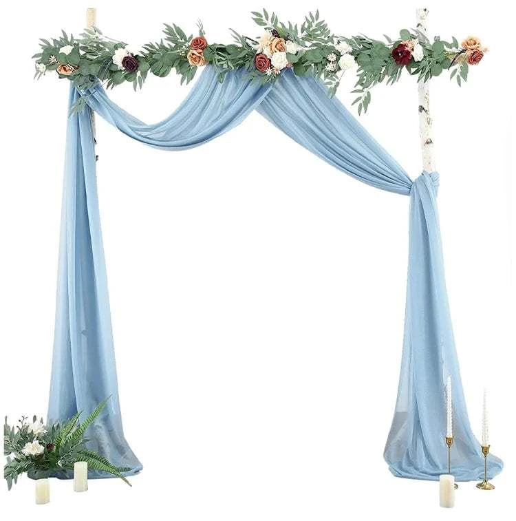 Wedding Arch Drape Chiffon Fabric Draping Curtain Drapery Wedding Birt